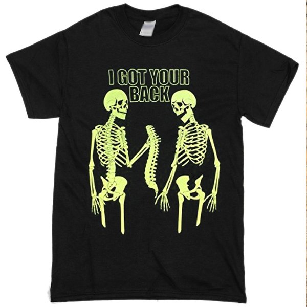 I got your back skeleton t-shirt