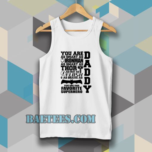 Daddy Superhero Tanktop – baetees